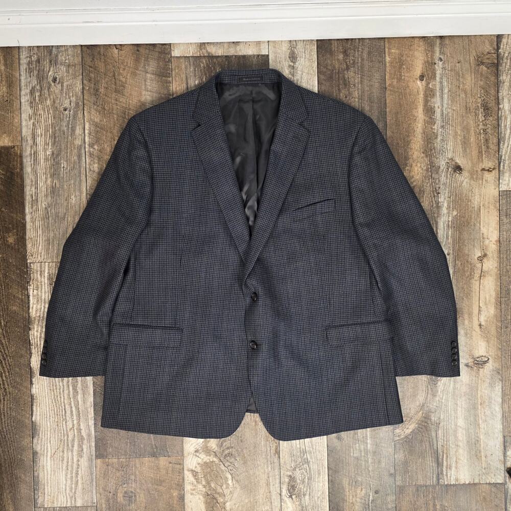 Lauren Ralph Lauren Wool Blazer Men’s 54R Micro Houndstooth Sport Coat 2-Button